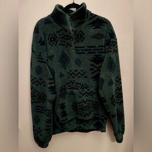 Aztec Quarter-zip Pullover